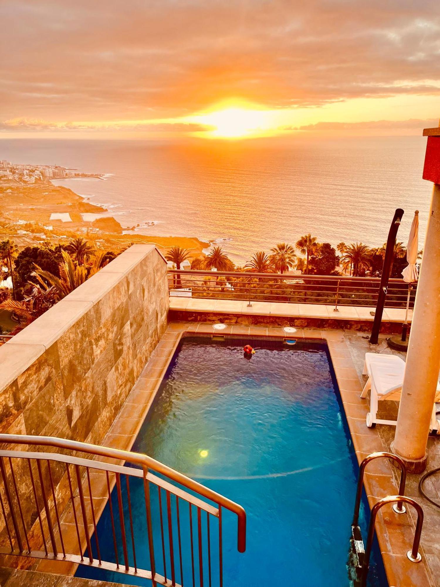 Villa Golden Horizon Con Piscina Privada Climatizada Santa Úrsula Exterior foto